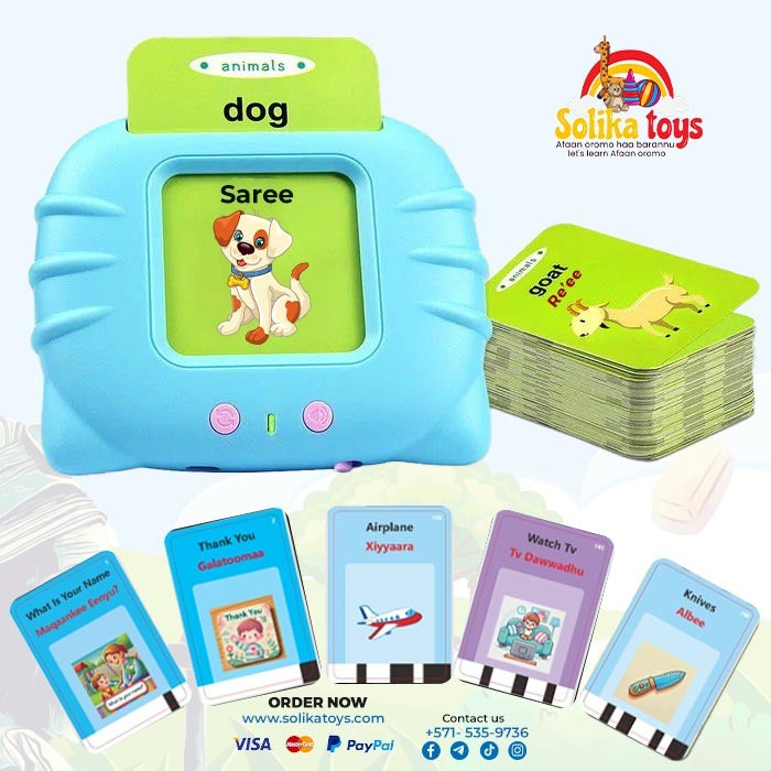 solika English-Afaan oromoo talkie flashcard
